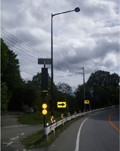 国道141号道路照明設置 