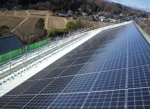 北杜市立大泉体育館太陽光発電設備設置 123    小水力発電（山梨県）
